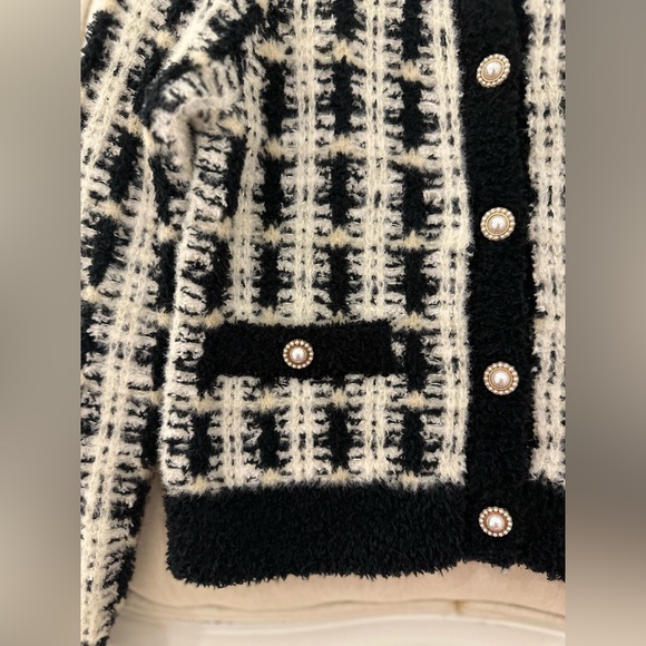 4T Isaac Mizrahi Black and White Knit 4 Piece Chanel Style Soft Tweed Outfit NWT - Picture 11 of 15